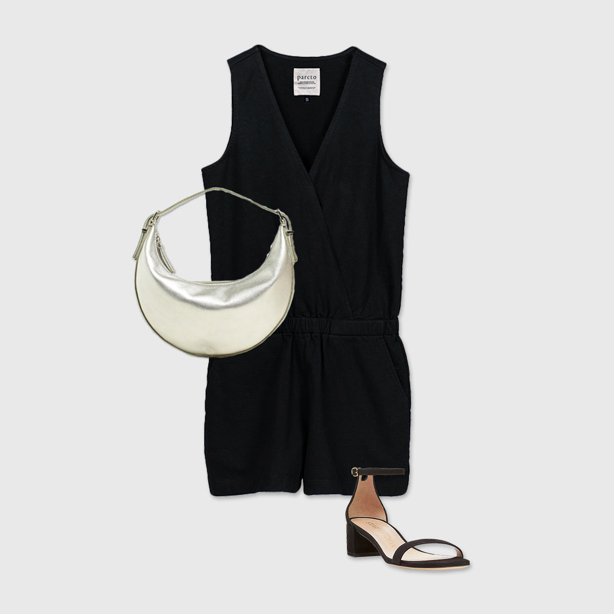 Simple Glam Romper Look